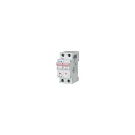 2-Pole DC Miniature Circuit Breaker | 2 A Rated Current | 6 kA Switching Capacity | IP20 by Eaton