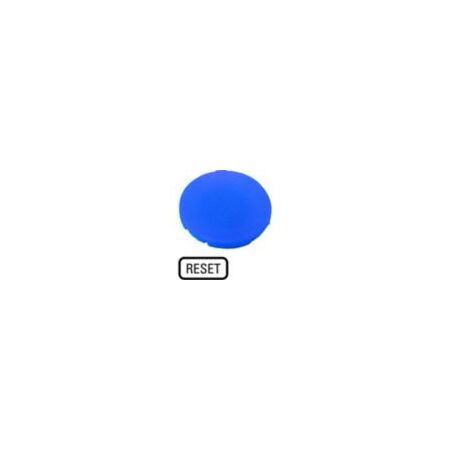 Eaton M22 Reset Button Plate | Flat Blue Design | Compact Size | Durable for Industrial Use by Eaton