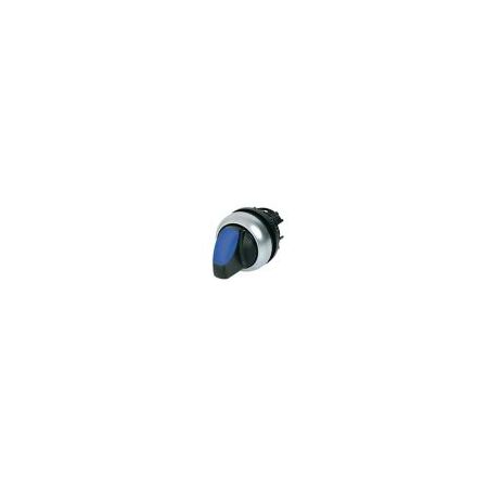 Illuminated Selector Switch | Maintained 2-Position | Thumb-Grip Actuator | Blue by Eaton