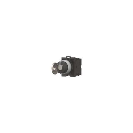 Key Operated Switch | 2 Positions | Titanium Bezel & NC/NO Contacts | Eaton