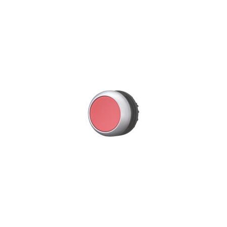 Industrial Control Pushbutton Red | Momentary Flat Design | Titanium Bezel | Compact Size by Eaton