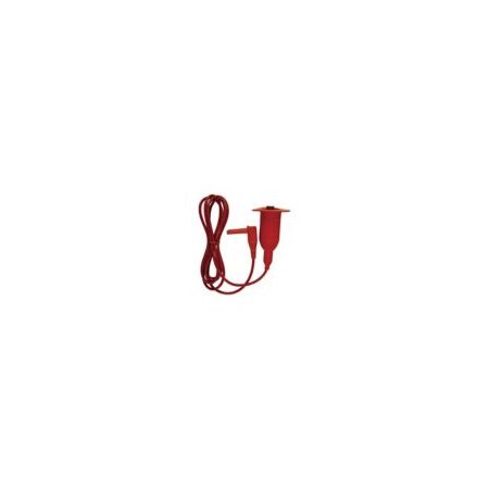 Line Probe with Alligator Clip | 3m Length | Red Color & Compatible with Model 3128 by Eaton