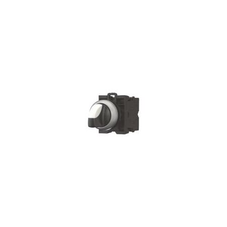 Maintained 3-Position Selector Switch | Thumb-Grip & Titanium Bezel | 2 N/O Contacts | Eaton