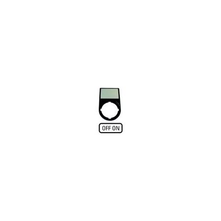 Eaton M22 Accessory Legend Holder | Compact Design | Clear ON/OFF Labeling | M22 Series by Eaton