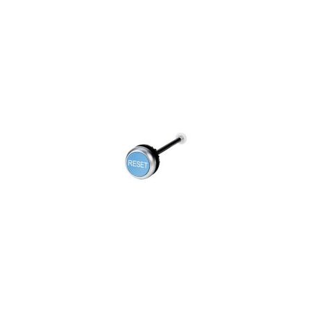 Eaton M22 Blue Release Pushbutton | Titanium Bezel | Compact Design | RESET Function by Eaton