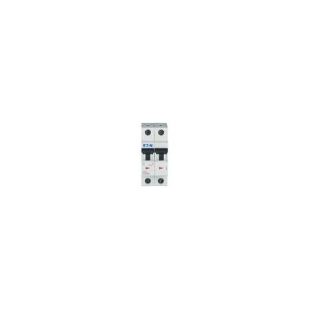 Miniature Circuit Breaker 2-Pole 10A | C Curve | 15 kA Breaking Capacity | IP20 Protection by Eaton