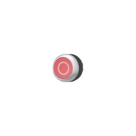 Red Momentary Pushbutton | Flat Design | Titanium Bezel | Compact Size by Eaton