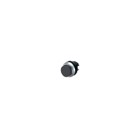 Momentary Pushbutton Switch | Black Actuator & Titanium Bezel | CE Marked by Eaton