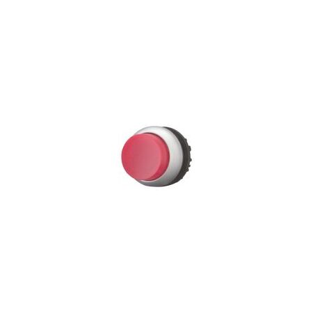 Illuminated Pushbutton Actuator | Red Color | Titanium Bezel | Momentary Design by Eaton