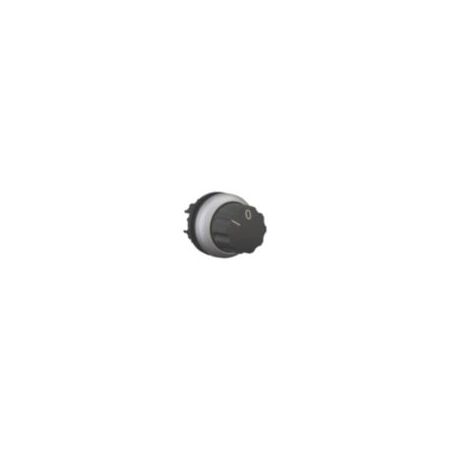 Eaton M22 Selector Switch | Rotary Head with 2 Positions | Titanium Bezel | Durable Design by Eaton