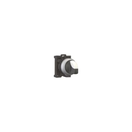 Industrial Selector Switch | Maintained 2-Position | Thumb-Grip & Titanium Bezel | Eaton