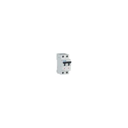 Miniature Circuit Breaker 2-Pole 2A | C Tripping Characteristic | 15 kA Rated Capacity | IP20 Protection by Eaton