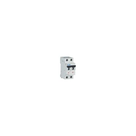 Miniature Circuit Breaker 2-Pole 10A | C Curve | 15 kA Breaking Capacity | IP20 Protection by Eaton