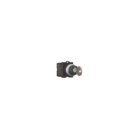 Key Operated Switch | 2 Positions | Titanium Bezel & NC/NO Contacts | Eaton