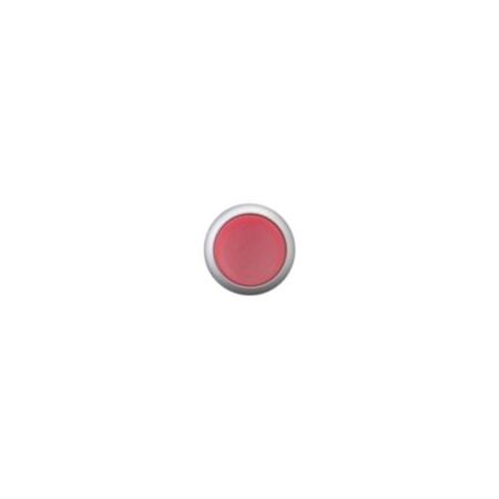 Illuminated Pushbutton Actuator | Red Color | Titanium Bezel | Momentary Design by Eaton