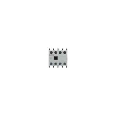 4 Pole Auxiliary Contact Module | 4 N/O Contacts | Rated 10 A at 24 V DC | Finger-Proof Protection by Eaton