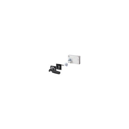 Lockable Door Coupling Rotary Handle | IP66 Protection | Double Lockable with Padlock Facility | Black by Eaton