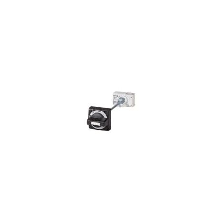 Door Coupling Rotary Handle | Lockable with Padlock | IP66 Protection | Black by Eaton