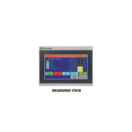 HMI Touchscreen PanelView 800 | 7-Inch Display | LED Backlight & Ethernet Port | 24V DC by Pacmachinery