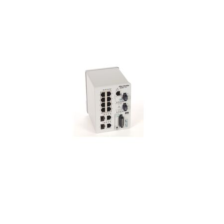Industrial Managed Ethernet Switch | 8 x 10/100 Mbps Ports | 2 x 10/100/1000 Mbps Combo Ports | Din Rail Mounted by Pacmachinery