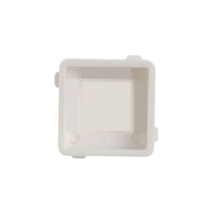 Blank Button Mech Wafer White