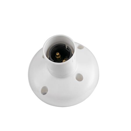 Large BC Lamp Holder Socket With Skirt And Base Plate