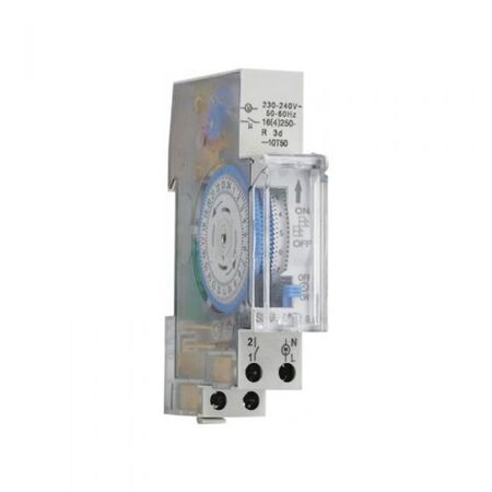 24 Hour Timer Switch with 150H Battery Backup | 16A Current Rating | 240V Operation by Tesla Components