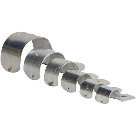 Hot Dipped Galvanised Half Saddle for 40mm Tubing | Corrosion Resistant | Durable Construction by Tuff