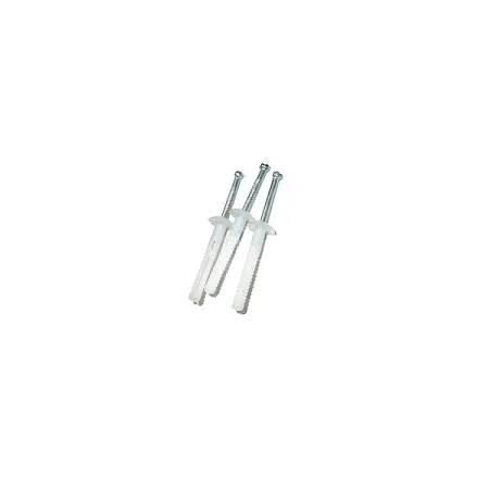 Nail Inn Anchor Mushroom Head 6.5mm | Durable Nylon | Pack of 25 by Tuff