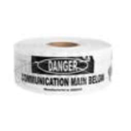 Detectable Communication Underground Warning Tape | 100mm Width | 250m Length | High Visibility by Tuff
