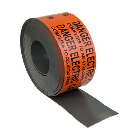 Cable Cover 200mm AS4702 Compliant | Durable Polymeric Material | 25m Roll by GTS