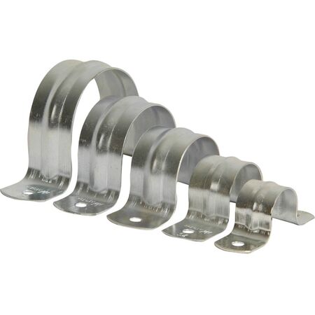 Hot Dipped Galvanised Full Saddle for 50mm Tubing | Corrosion Resistant | Secure Pipe Support by Tuff