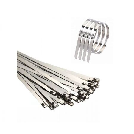 316 Grade Stainless Steel Tie | 360mm Length | Heavy Duty & Corrosion Resistant | 100 Pack by Tuff