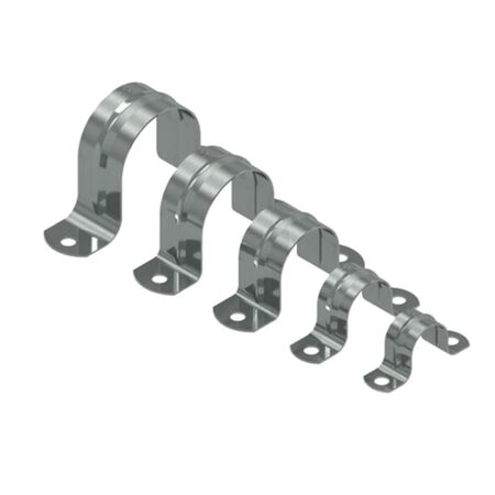 Zinc Full Saddle 50mm Tubing Support | Durable Zinc Construction | Corrosion Resistant by Tuff