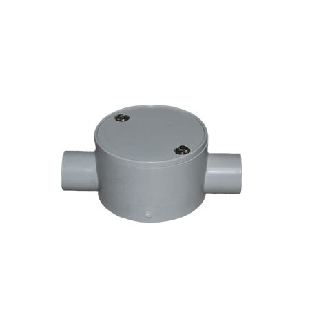 20mm Two Way Shallow Junction Box | Durable Plastic | Compact Design | Electrical Conduit by GTS
