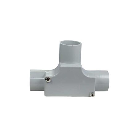 32mm Inspection Tee | Durable Plastic | Easy Access for Inspection | Conduit Systems by GTS