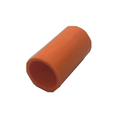 20mm Solid Coupling | Durable Plastic | Bright Orange Color | Secure Connection by GTS