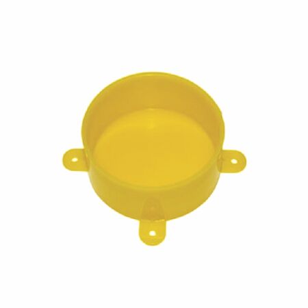 Disposable Conduit Lid with Lugs | Durable Plastic | High Visibility Yellow | Single-Use by GTS