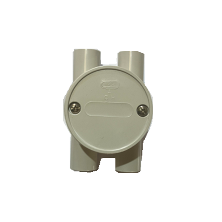 20mm Deep Junction Box H Style | Durable Plastic | Compact Design & Efficient Wiring | GTS