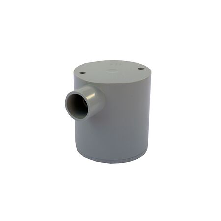 20mm One Way Deep Junction Box | Durable Plastic | Ideal for Electrical Conduit Systems by GTS