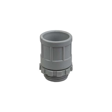 20mm Plain to Screwed Adaptor with Locknut | Durable Construction | Secure Fitting | Ideal for Electrical Conduit by GTS