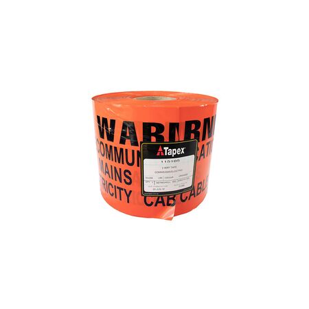 Underground Warning Tape 500m | Bright Orange Color | Non-Detectable | Durable Material by GTS