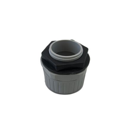 40mm Corrugated Conduit Straight Gland | Includes Locknut & Secure Fitting | Ideal for Electrical Installations by GTS