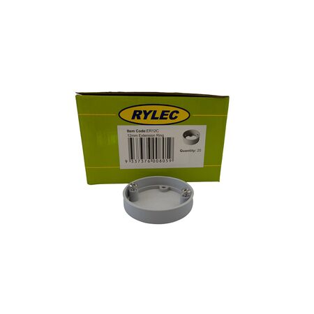 12mm Extension Ring for Conduit Junction Box | Enhances Wiring Depth | Durable Design by GTS