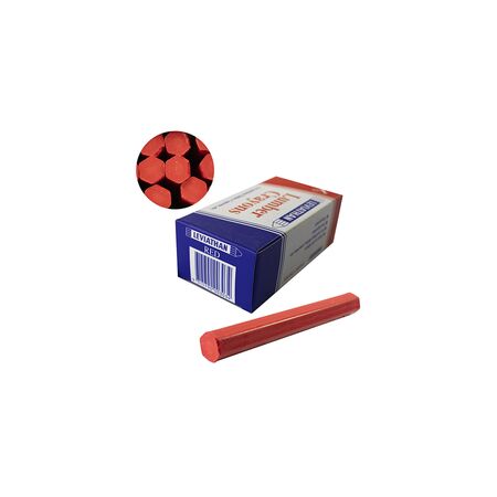 Lumber Marking Crayons Red | Pack of 12 | High Visibility & Durable | GTS