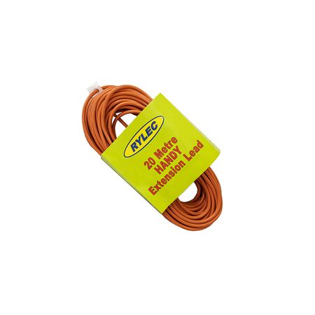 Extension Lead 20M Ordinary Duty | High Visibility Orange | Light Electrical Loads by GTS