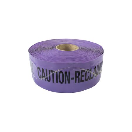 Detectable Warning Tape 250m | Lilac Color | Non-Potable Water Identification | Underground Utility Marking by GTS