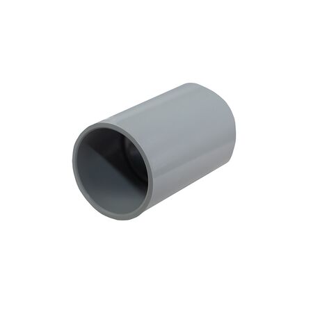 32mm Solid Coupling for Conduit | Durable Plastic | Grey Color | Secure Connections by GTS