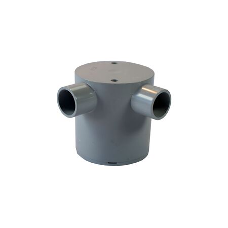 20mm Right Angle Deep Junction Box | Durable Plastic | Ample Wiring Space | Easy Direction Changes by GTS