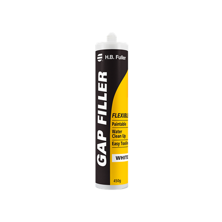 Acrylic Gap Filler 450g Cartridge | Flexible & Paintable | Resists Slump by H.B Fuller